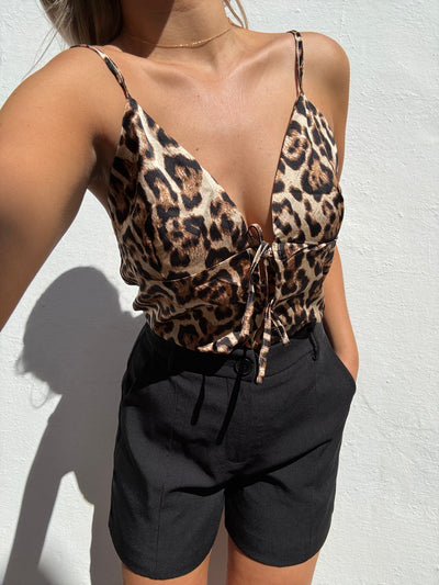 Marielle leopard top