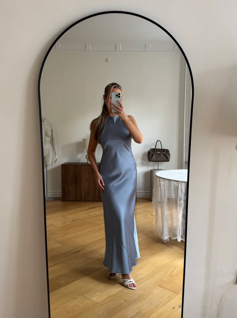 Blå gallakjole 2026