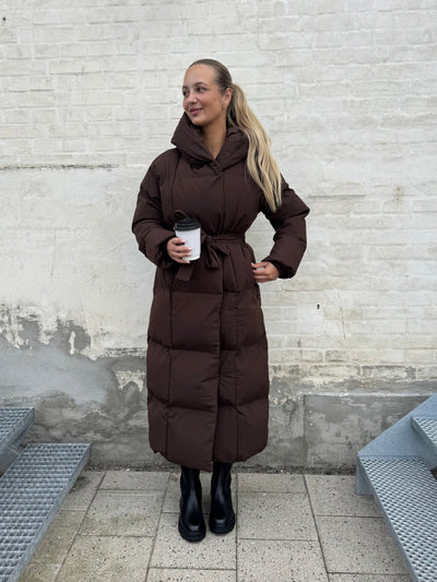 Naja jakke mørkebrun