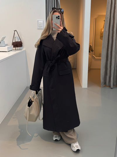 Celine trenchcoat sort