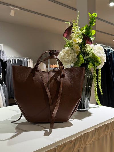 Luciana taske kastanje brun