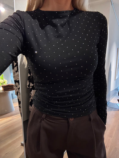 Adina bluse sort