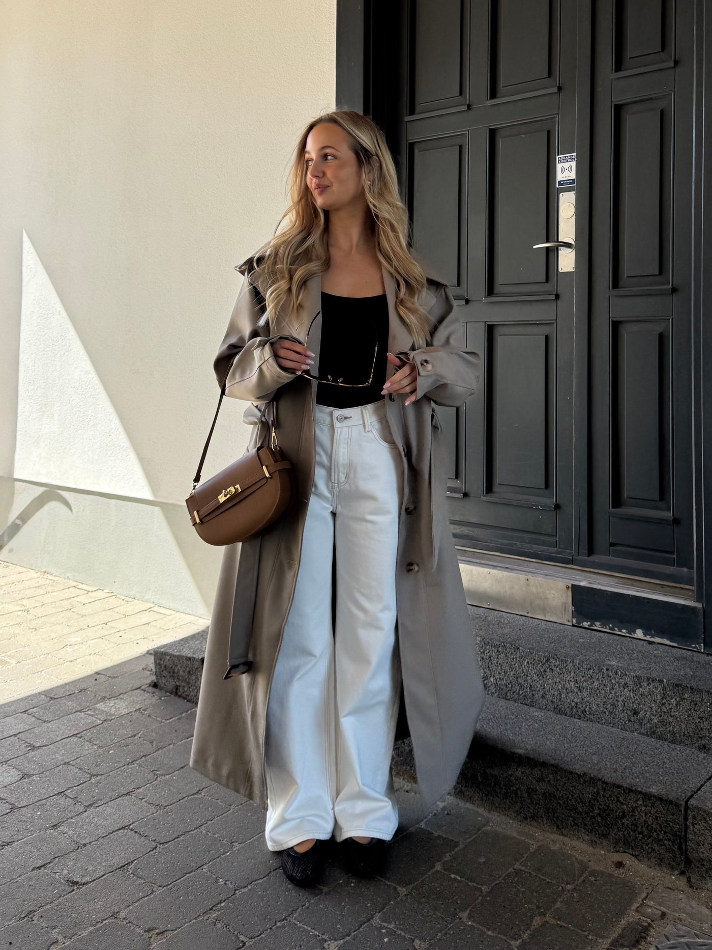 Celine trenchcoat lysebrun