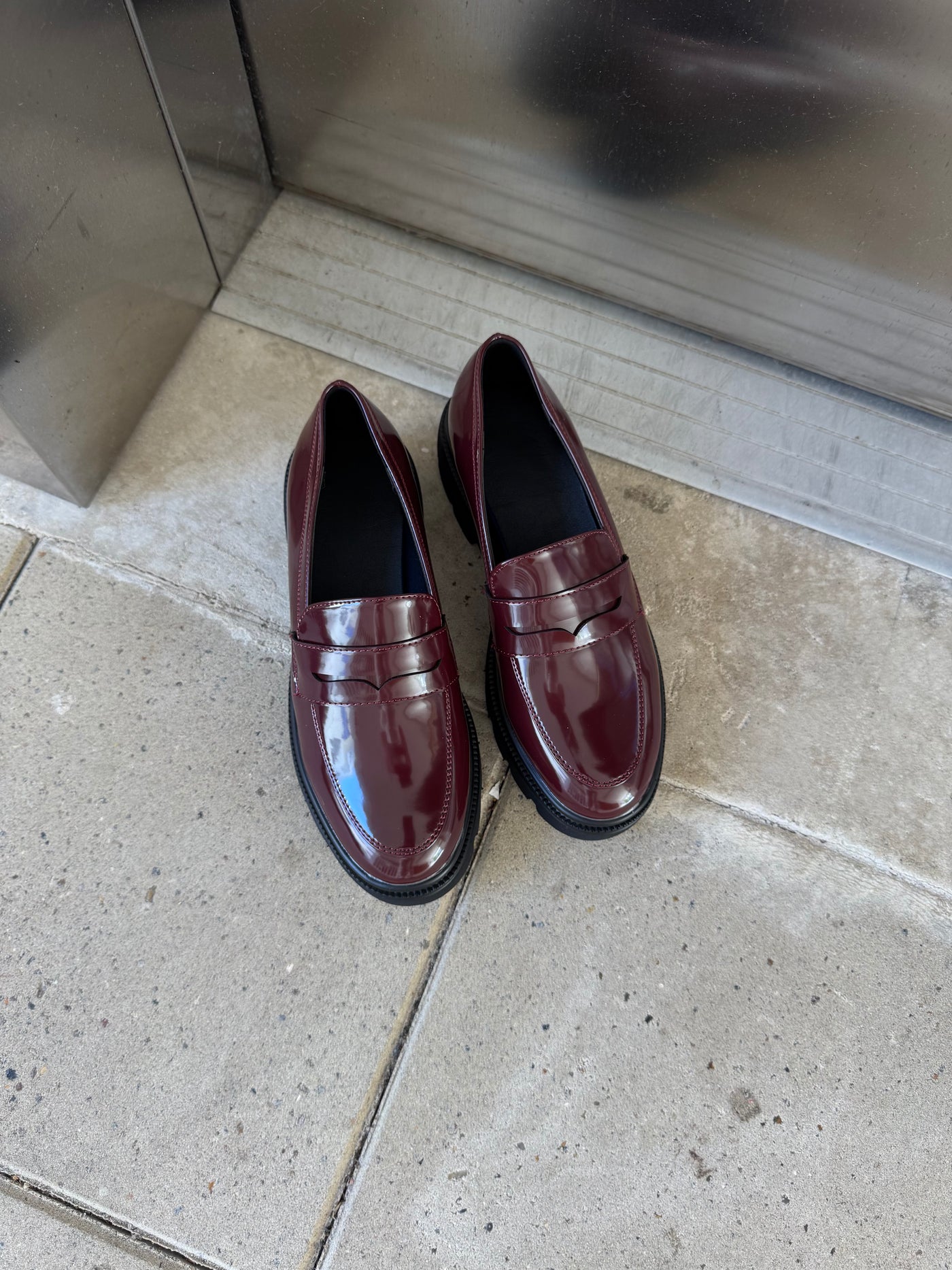Katie loafers bordeaux
