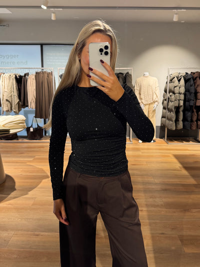 Adina bluse sort