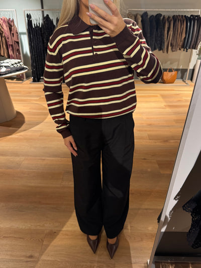 Asta bluse mørkebrun