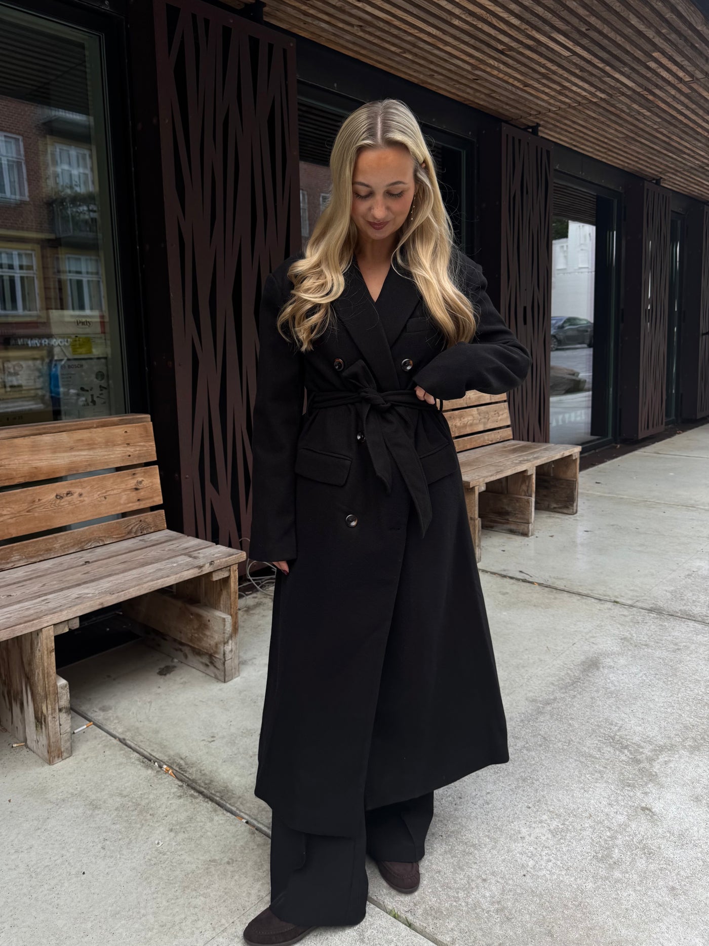 Valeria trenchcoat sort