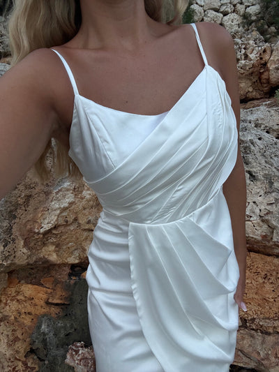 Agnes kjole hvid