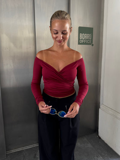 Sienna bluse bordeaux