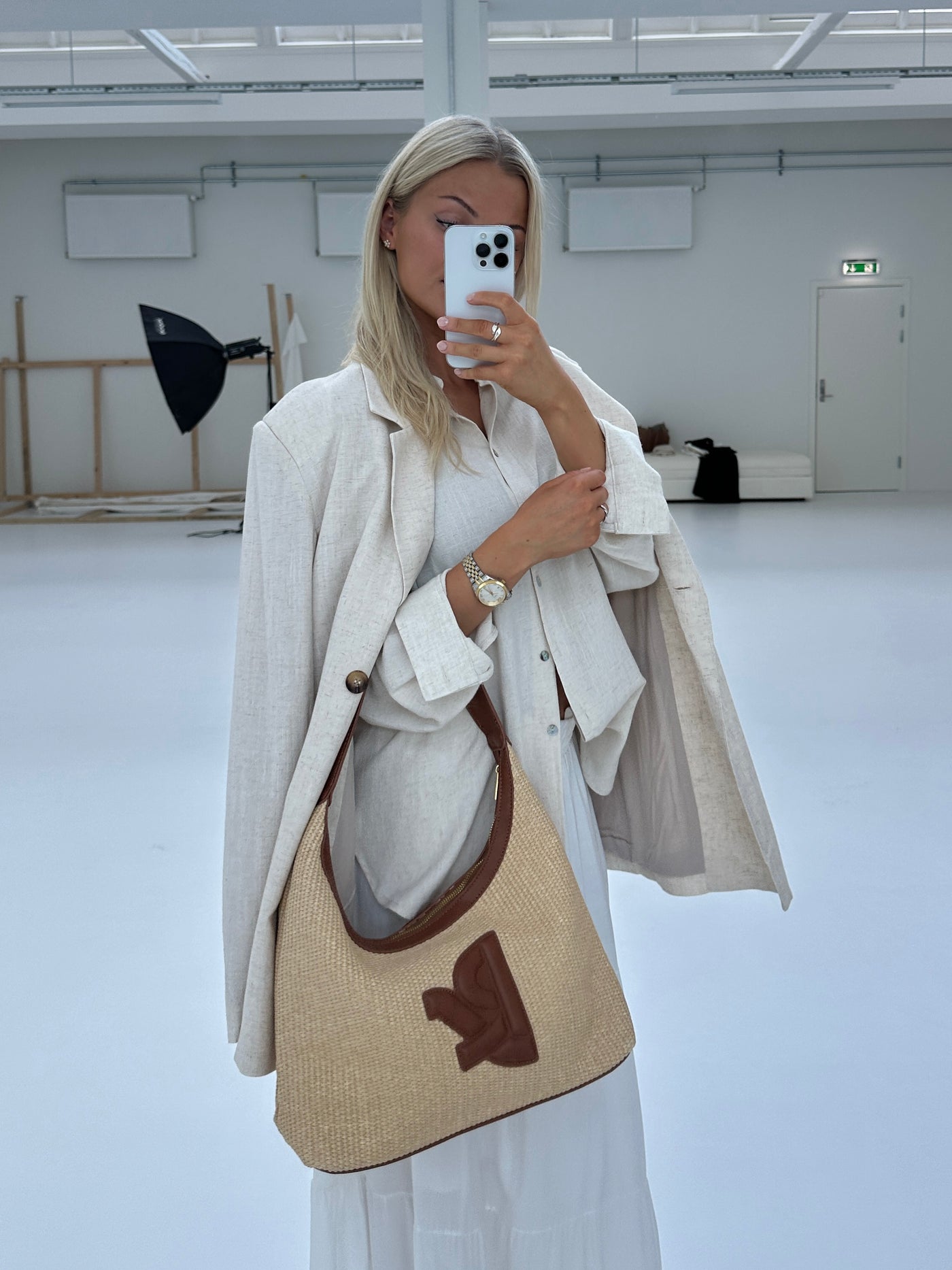 Kamilla taske beige