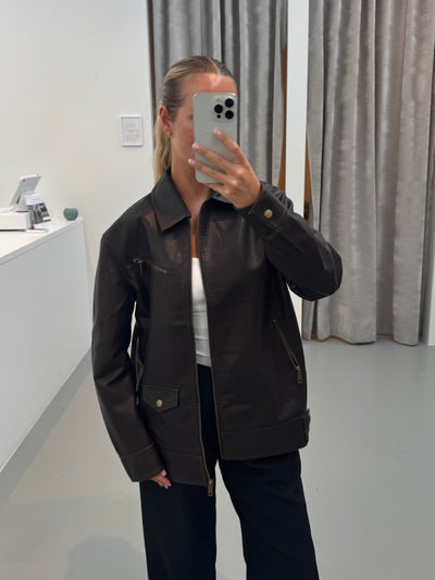 Emmy jakke mørkebrun