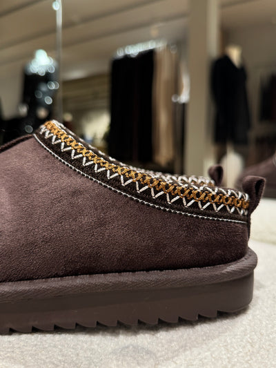 Tatiana bamsesko mørkebrun