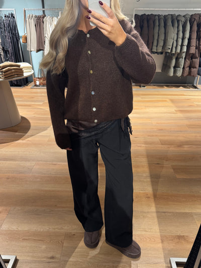 Victoria cardigan mørkebrun