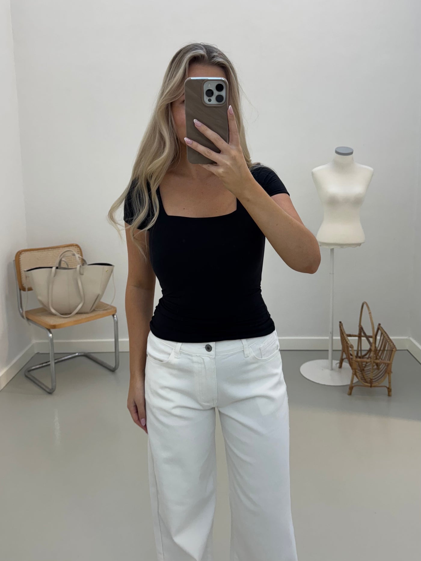 Malou t-shirt sort
