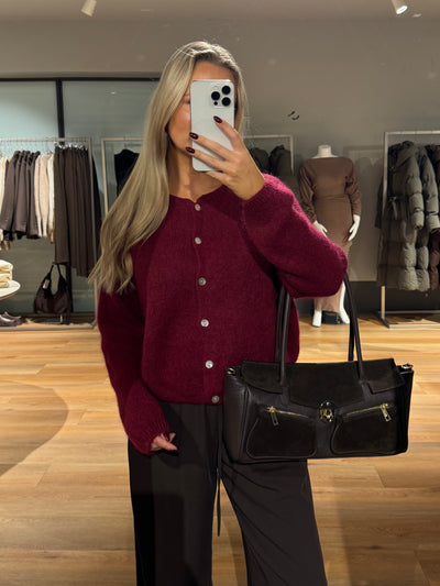 Victoria cardigan bordeaux FORUDBESTILLING