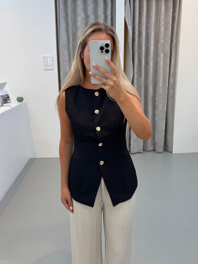 Stella vest sort