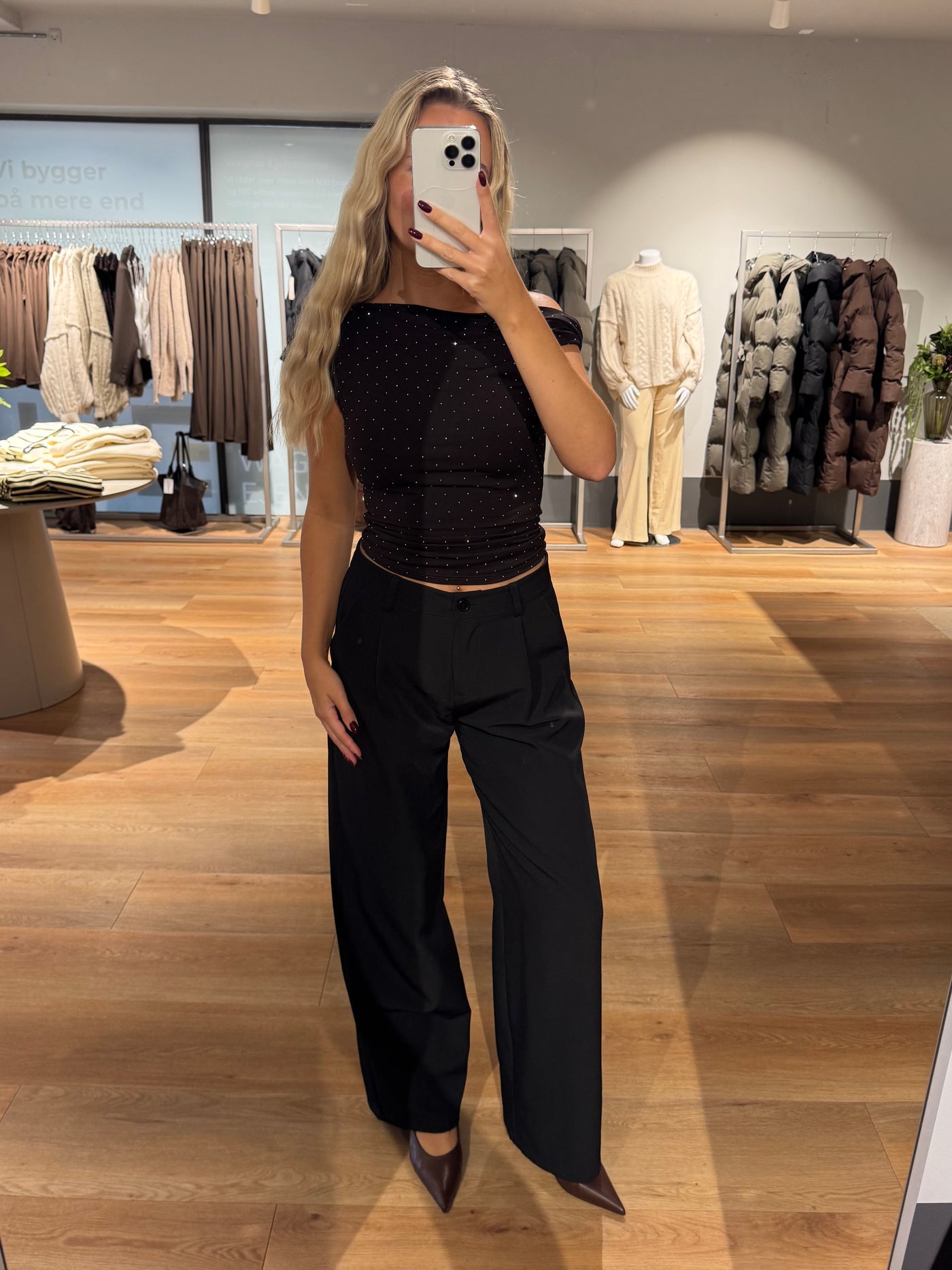 Lucy top mørkebrun