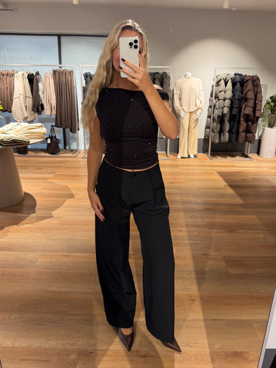 Lucy top mørkebrun