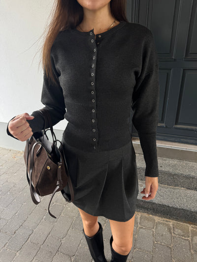 Sabrina cardigan mørkegrå