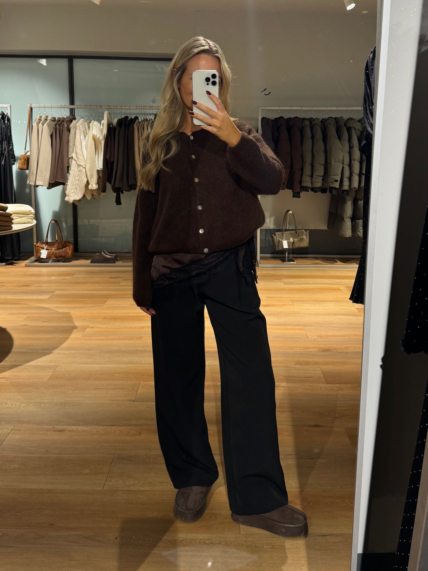 Victoria cardigan mørkebrun