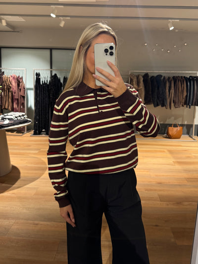 Asta bluse mørkebrun