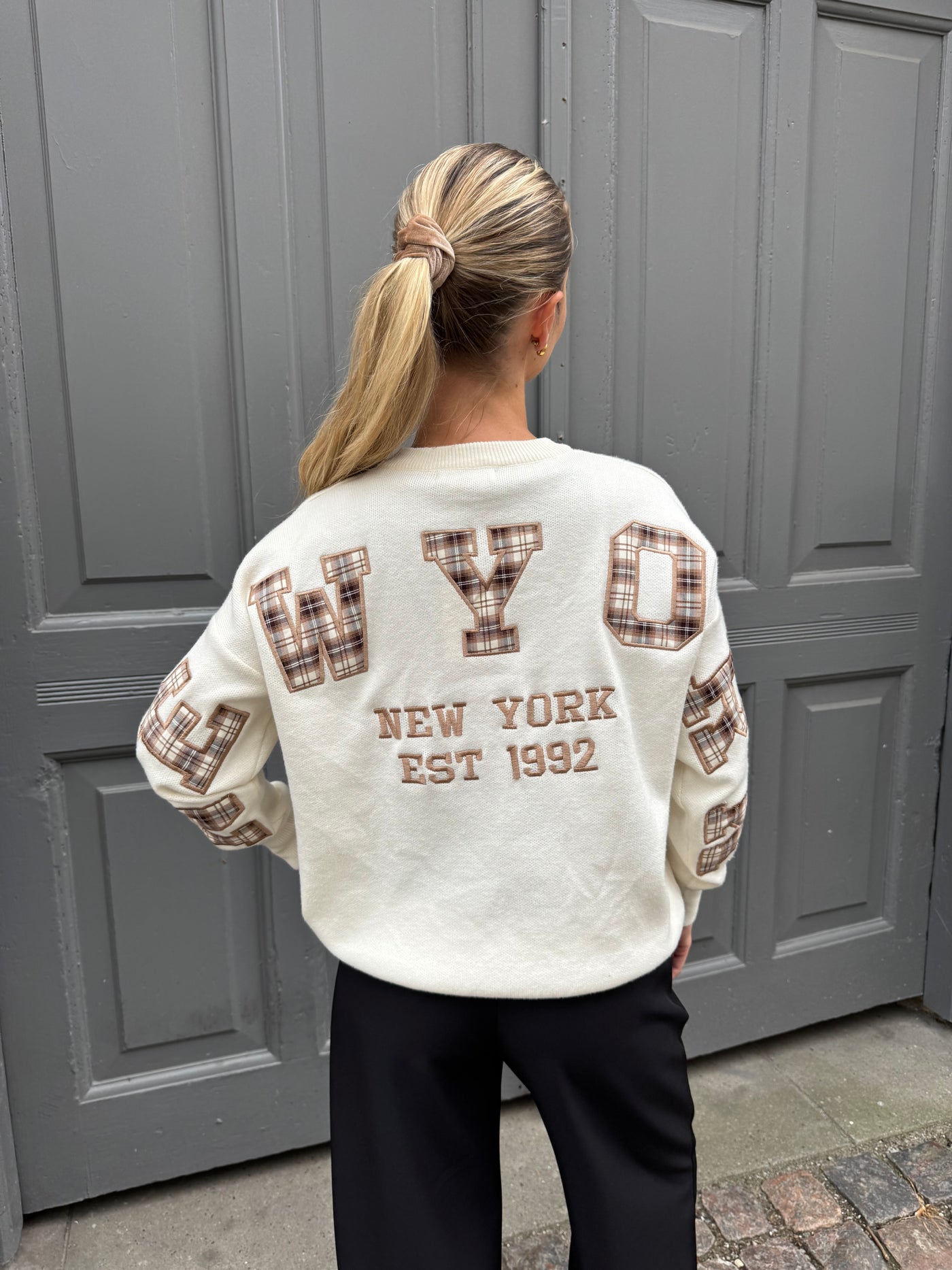 Victoria strik beige