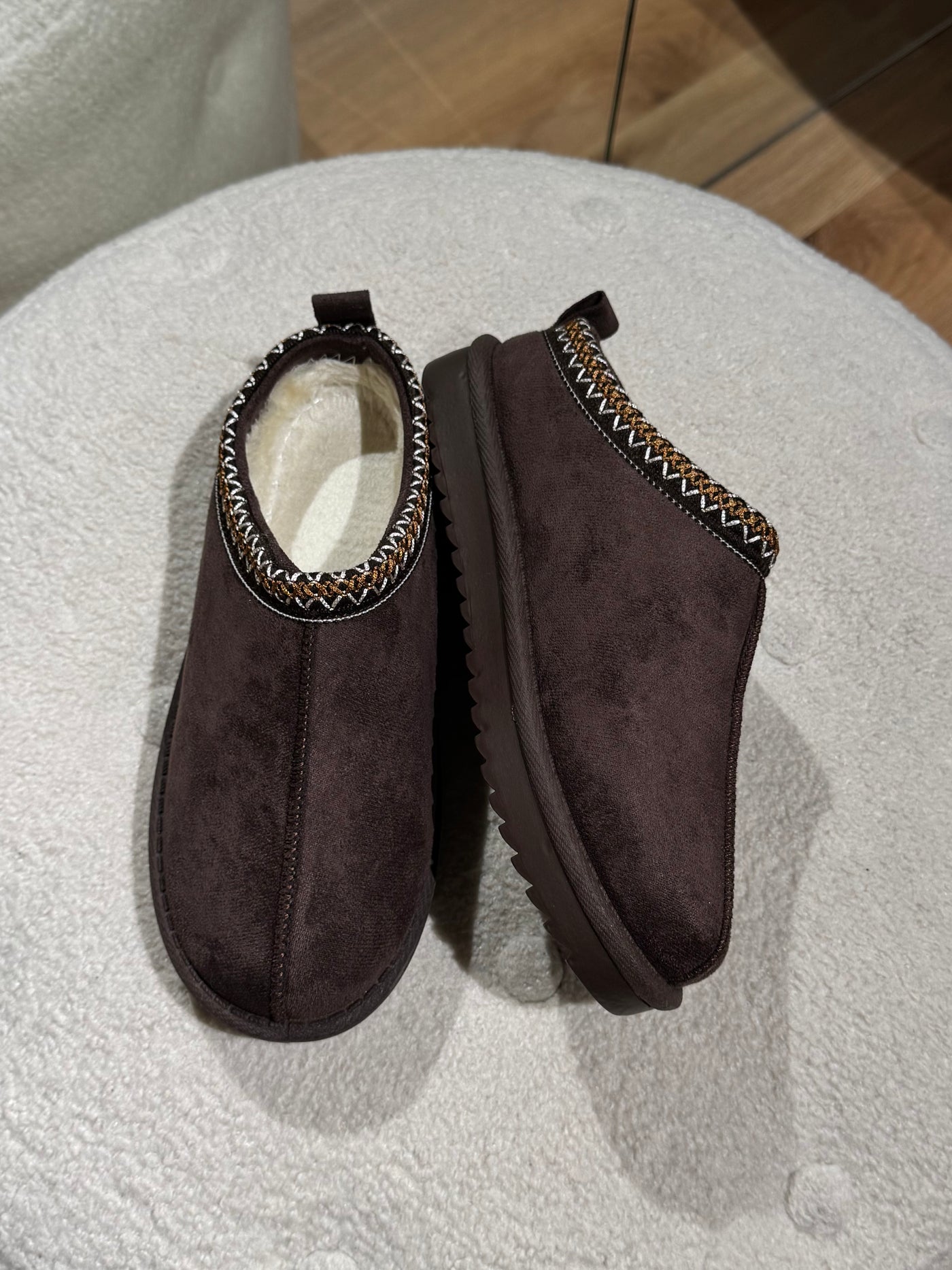 Tatiana bamsesko mørkebrun