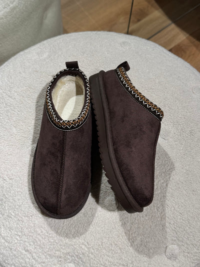 Tatiana bamsesko mørkebrun