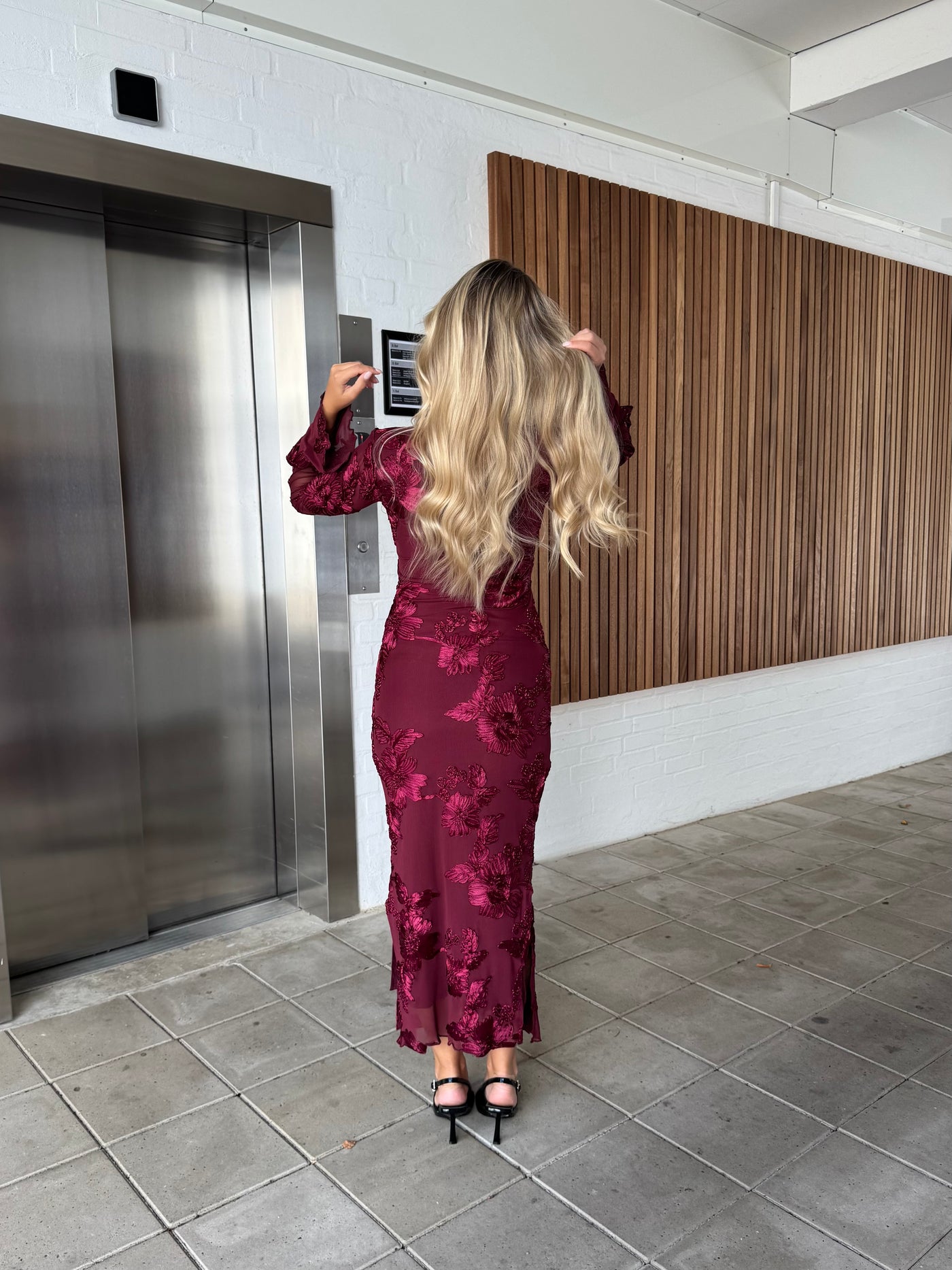 Bella kjole bordeaux