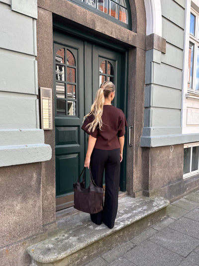 Hannah bluse mørkebrun