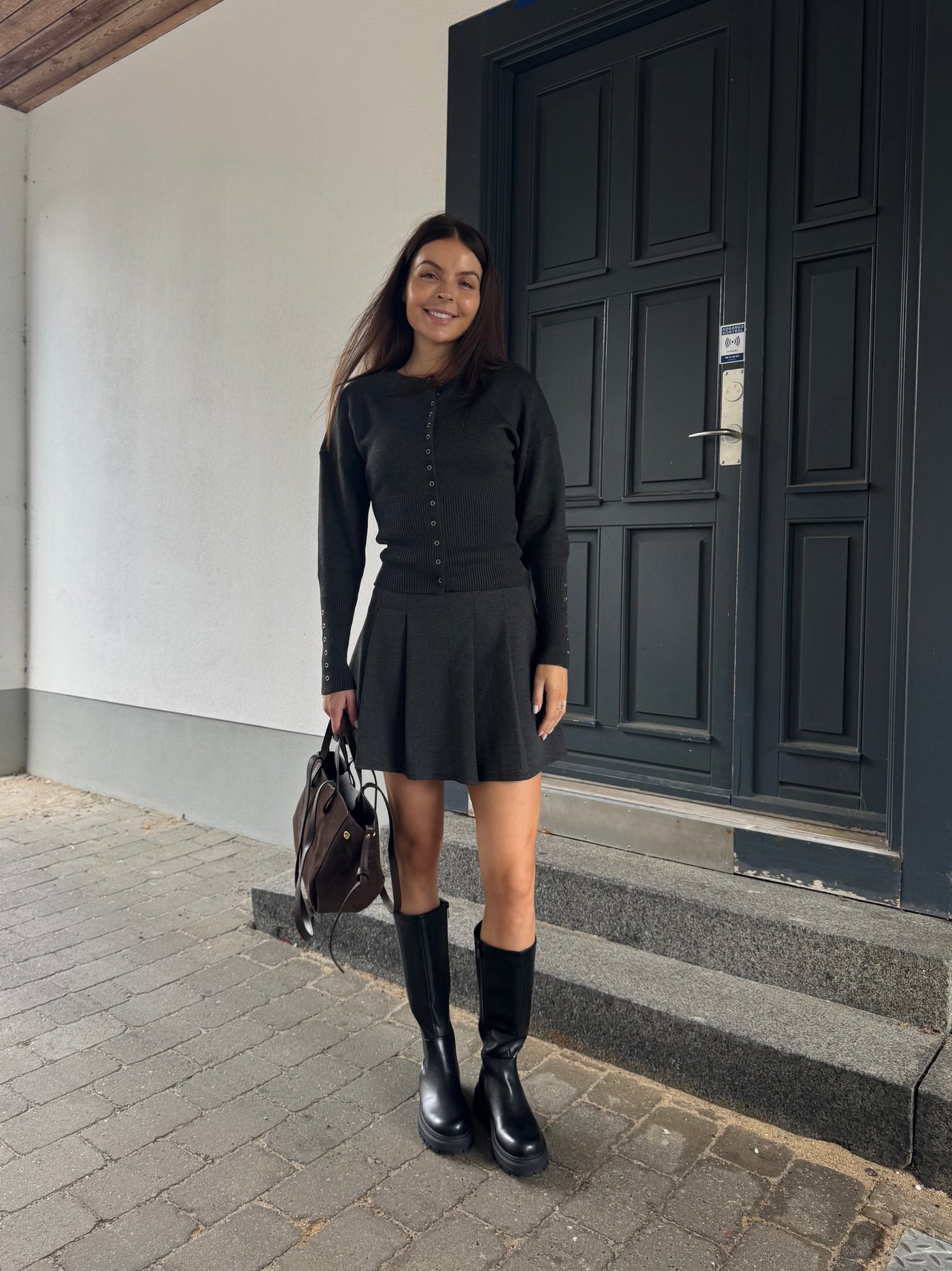 Sabrina cardigan mørkegrå