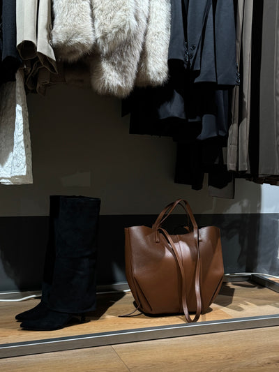 Luciana taske kastanje brun