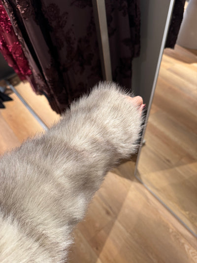 Flavia faux fur creme