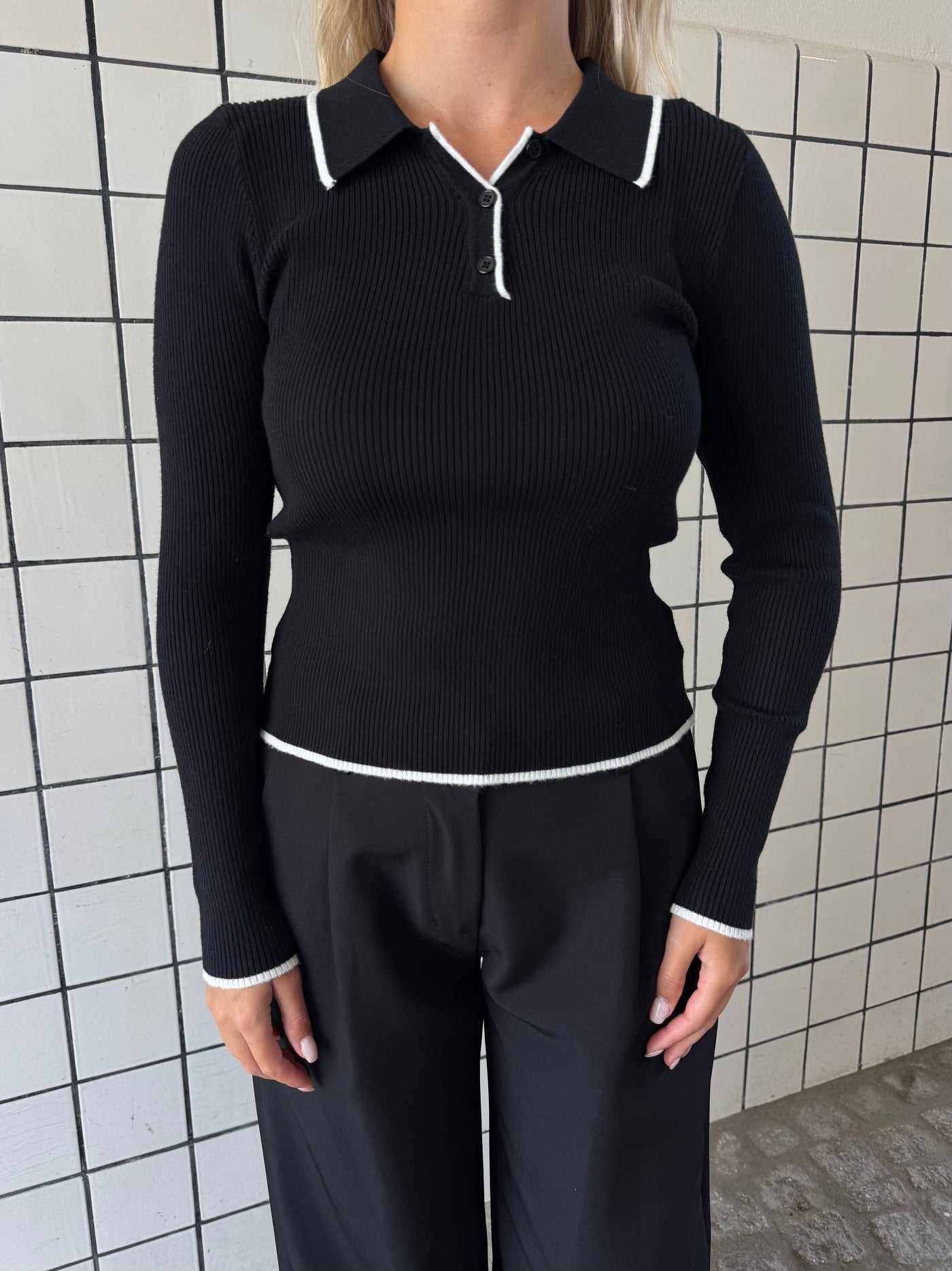 Catalina bluse sort