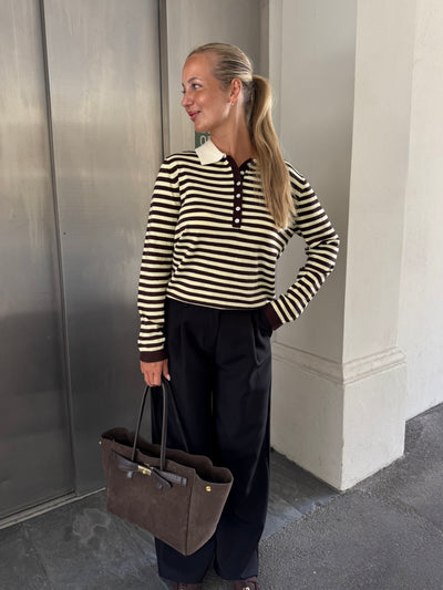 Julia bluse stribet