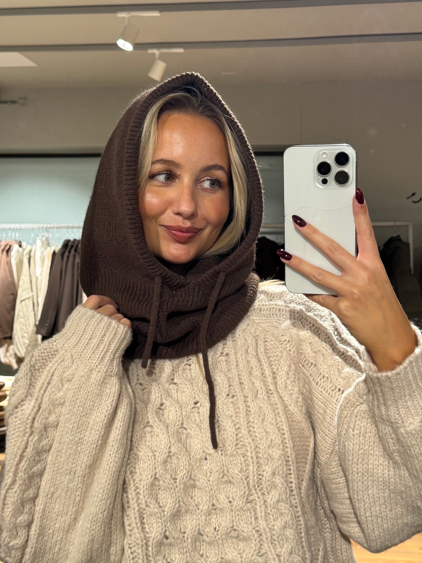 Isabelle balaclava brun