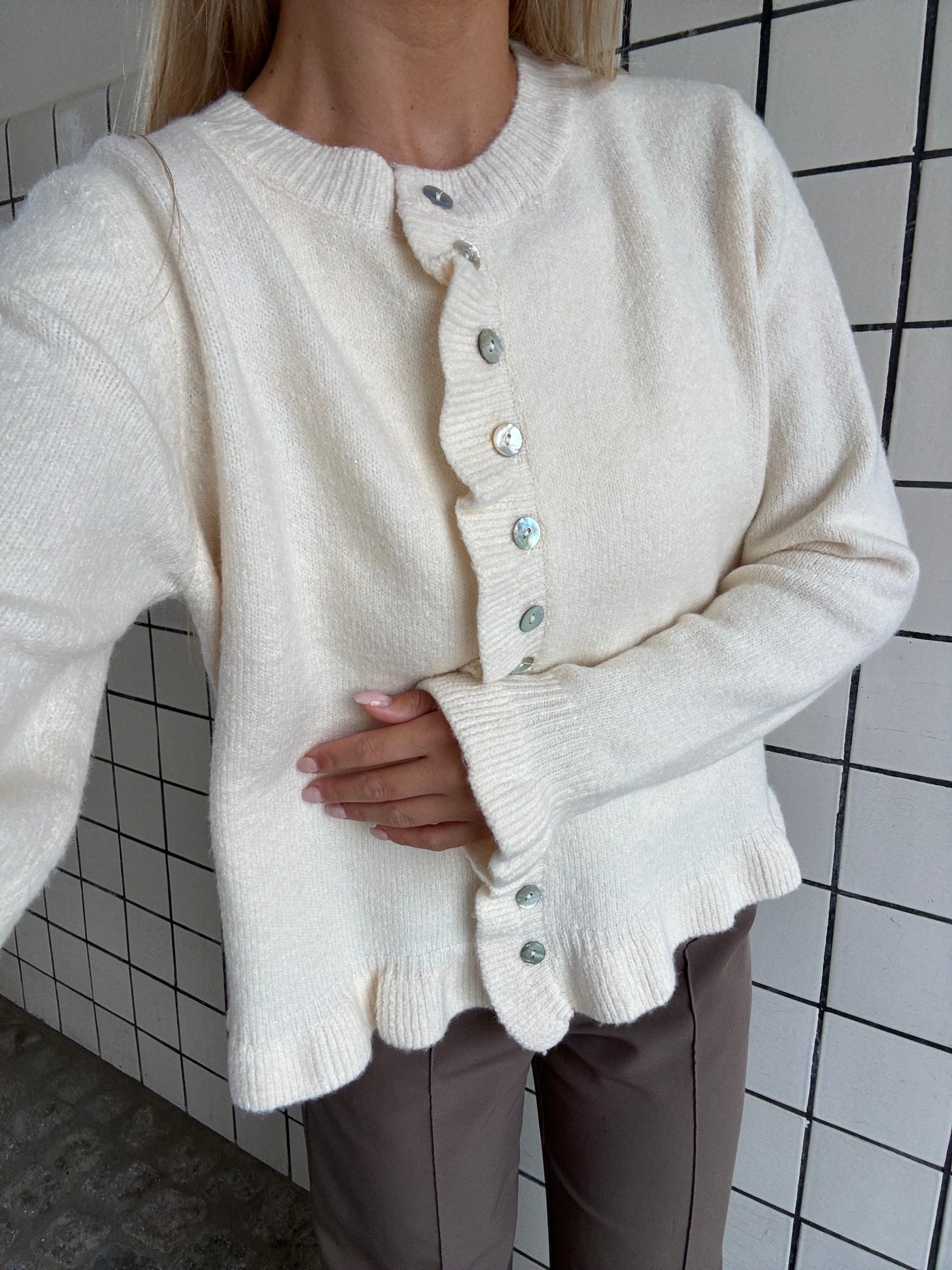 Isabella cardigan creme