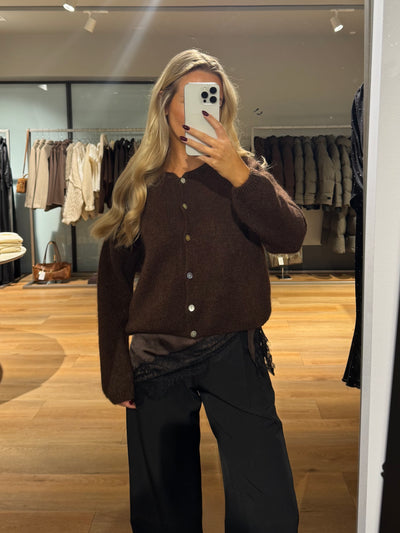 Victoria cardigan mørkebrun