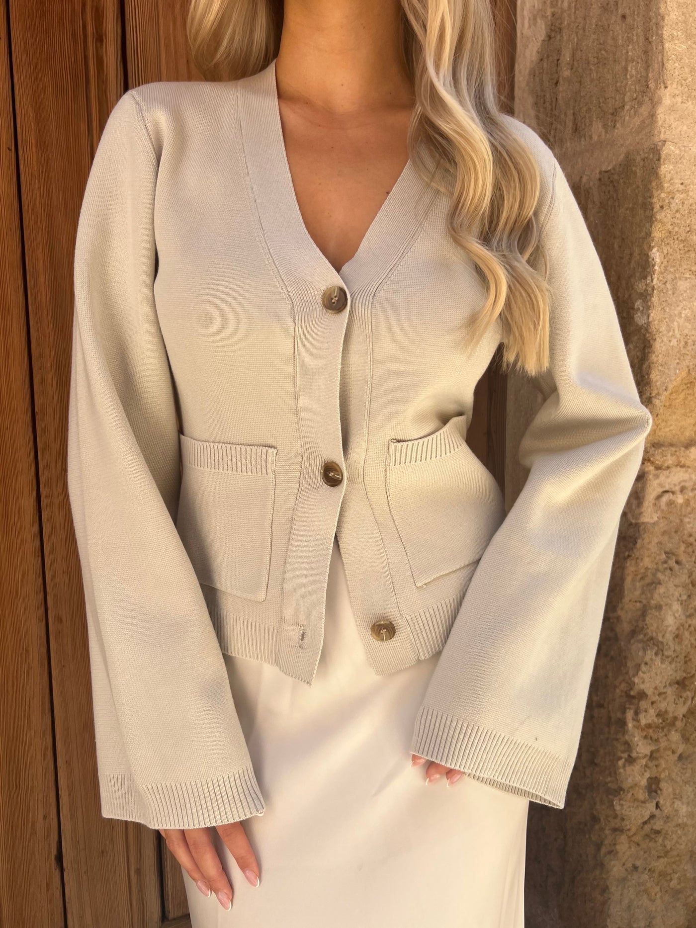 Jennifer cardigan lysegrøn