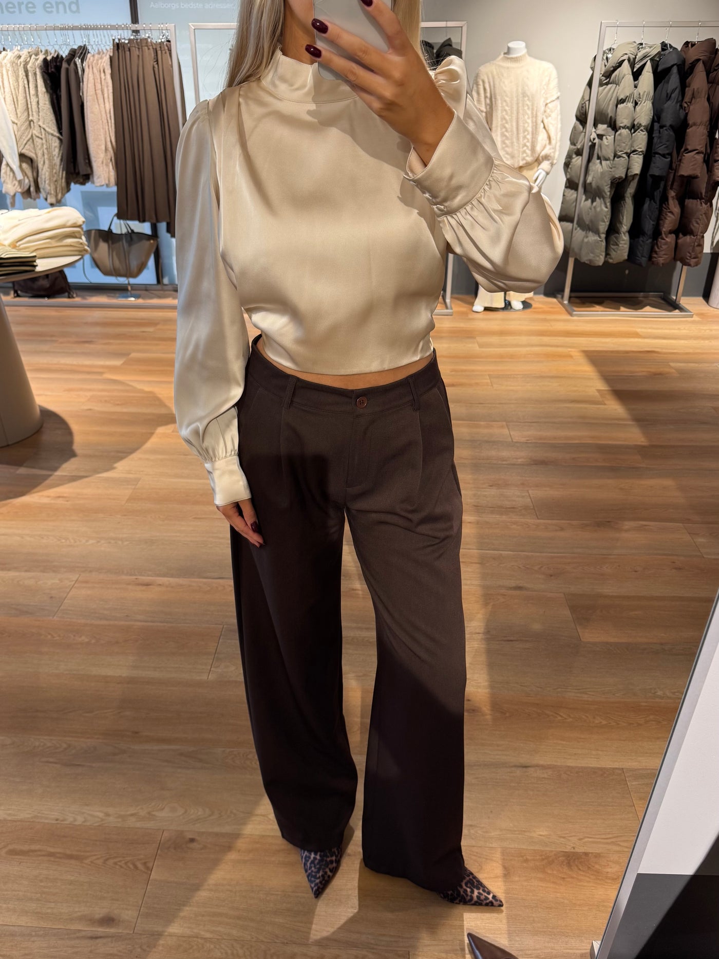 Ane bluse creme