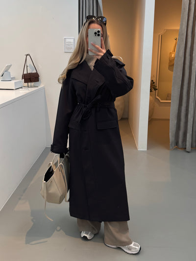 Celine trenchcoat sort