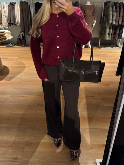 Victoria cardigan bordeaux FORUDBESTILLING
