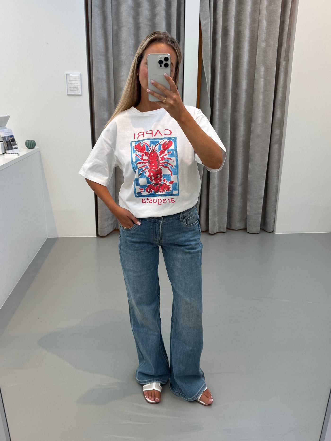 Alisia oversized t-shirt hvid