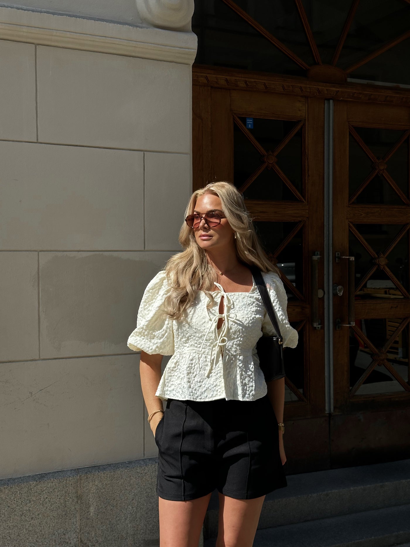 Elena top creme
