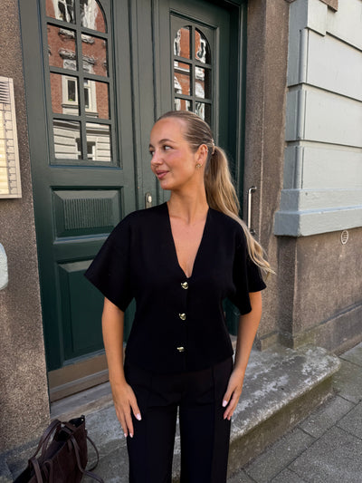 Hannah bluse sort