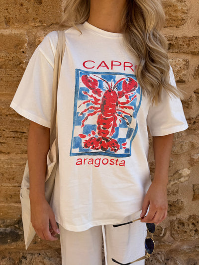 Alisia oversized t-shirt hvid