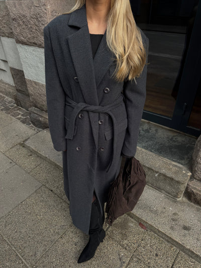 Valeria trenchcoat mørkegrå