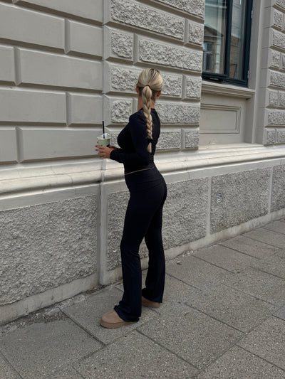 Line leggings sort