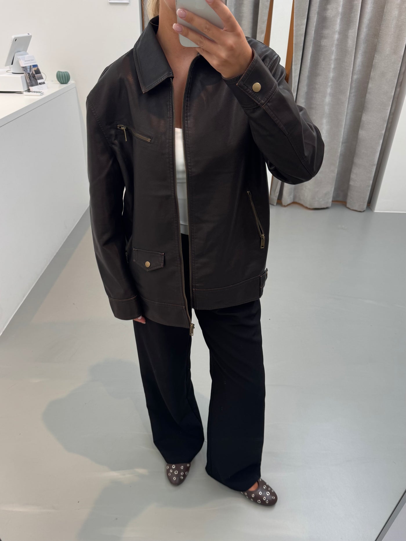 Emmy jakke mørkebrun