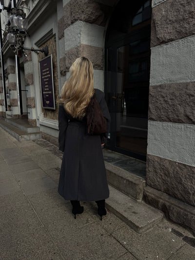 Valeria trenchcoat mørkegrå